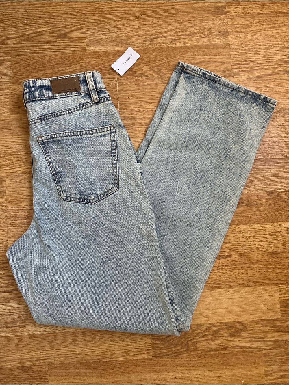 Light Wash Womens Baggy jeans